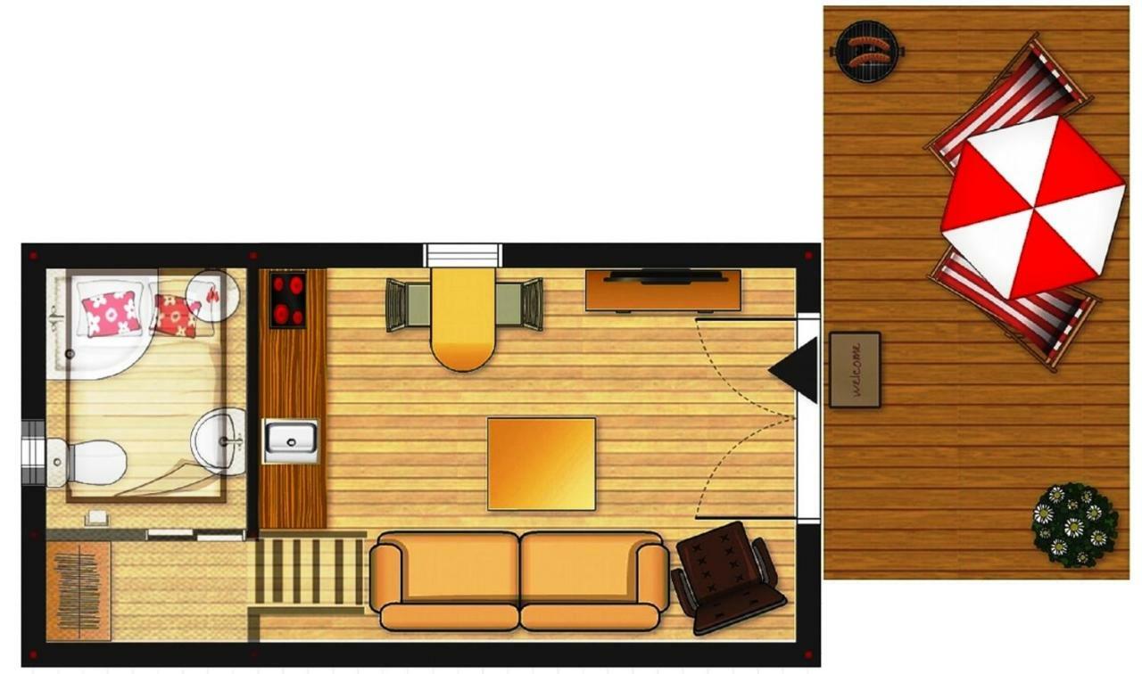 דירות Liptovský Hrádok Tiny House Olivia מראה חיצוני תמונה